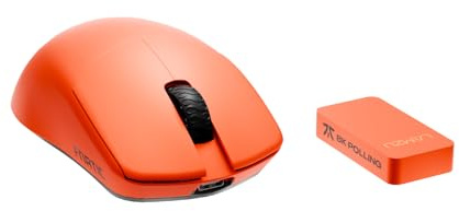 Fnatic X Lamzu Maya 8K S-Medium Wireless Pro Gaming Mouse Special Edition, Pixart 3950 Sensor, Ligero 45 g, 80h de duración de la batería, Interruptor óptico, Compatible con Mac & Windows