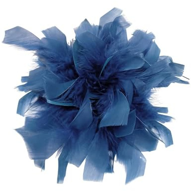 7.87 Pulgadas Elegante Flor De Pluma Gran Pin Pin De solapa Para Mujeres Hombres Fiesta De Boda Baile Banquete Pins Para Floral Chal Vestido Traje Ropa Accesorios Joyería Corpiño