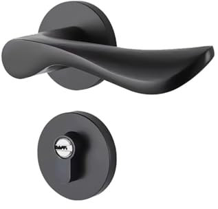 JAQVCTSC Serratura for porta interna, serratura divisa, serratura magnetica a ventosa, serratura magnetica, nucleo in rame nero, corpo della serratura 58(21-21magneticlockpackage)