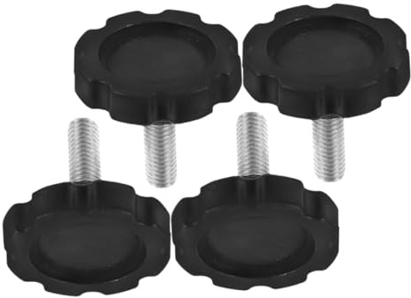 YARNOW 4 Pièces Vis de Serrage pour Pied de Parasol de Jardin Fixation Manuelle Durable Compatible avec Bases Dombrelles Dextérieur Facile à Installer et Portable