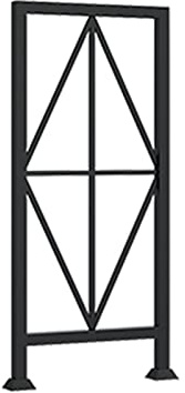 Elegant Black Iron Railing Kit for Indoor & Outdoor Stairs, Versatile 5-Style Design for Terrace & Balcony Decoration, Durable & Stylish Safety Solution