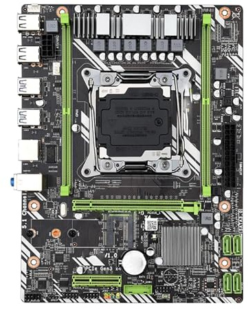 Placa Madre Placa Base Fit For X99 LGA 2011-3, Kit Combinado con CPU Xeon E5 2680 V4, 32 GB (2 X 16 GB), Memoria DDR4 De 2133 MHz, USB SATA3.0