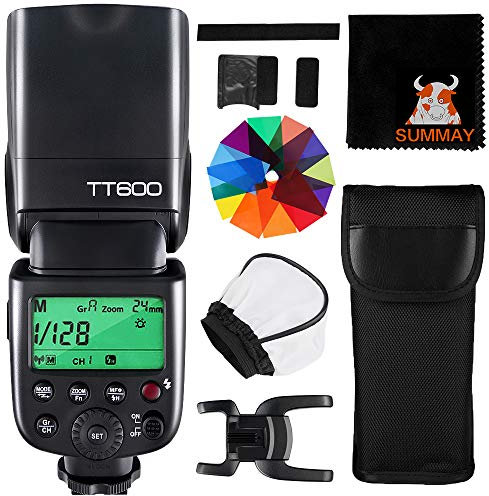 Godox TT600 Flash Speendlite Intégré GN60 Compatible avec Canon Nikon Fujifilm Pentax Olympus Panasonic Caméras