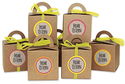 DIY Osterhasen Kisten - Kraftpapier Geschenkboxen zu Ostern - Geschenkverpackung zum Befüllen - für Kinder und Erwachsene