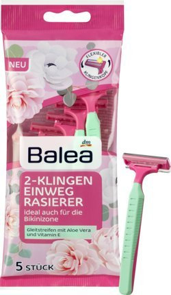 Balea Einwegrasierer 2-Klingen, 1 x 5 St