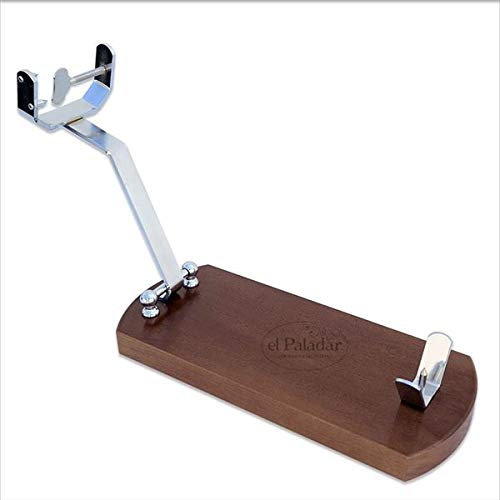 Soporte Jamonero Plegable Lacado Nogal 4534