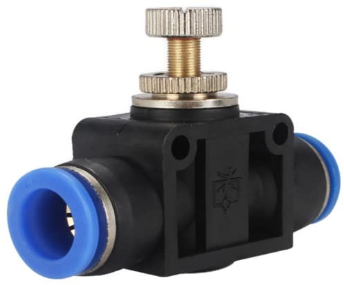 Pneumatik Drosselrückschlagventil 8mm Push in Drosselventil IQS Druckluftdrossel Industriequalität