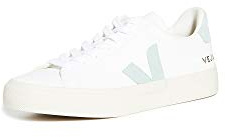 Veja Women's Campo Sneakers, Extra-White/Matcha, 8 Medium US
