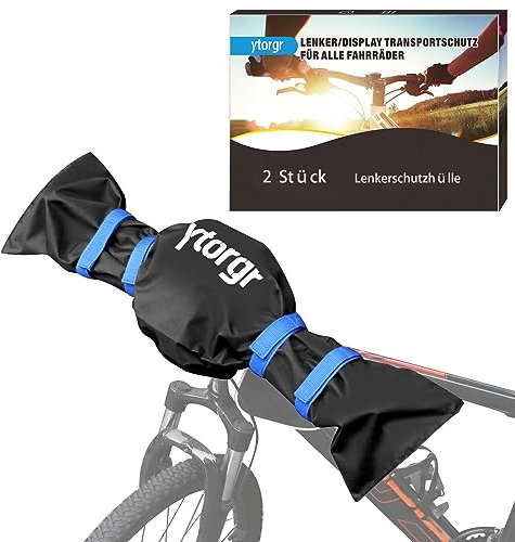 2 Stück Ebike Lenkerschutzhülle Transportschutz Schutz vor Nässe Staub und Schmutz Regenschutz Fahrrad Lenkerschutz Schutzhülle Bike Winterschutz