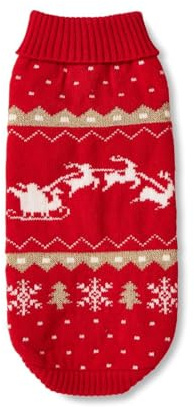 Wolters Strickpullover Santa rot/Gold, Größe:35 cm