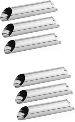 IMIKEYA 12stücke Stainless Steel Zylindrische Spiralcannoli Formen Backform Für Kuchen Und Gebäck Für Croissants Und Süße Desserts Rostfrei Und Wiederverwendbar