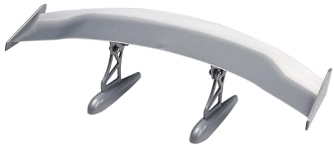Blueshyhall Heckspoiler Mini, 30 cm Universal Auto Spoiler Wing, Gummi Spoiler Hinten Selbstklebende, Flügel Zerstörungsfreie Montage Deko Außen (Grau)