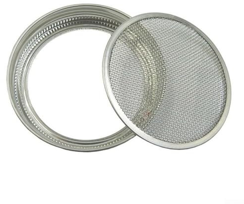 Edelstahl Sprossenabdeckung Deckel für Glas Sprossen 4er Set Verhindert Schimmel Leicht zu reinigen