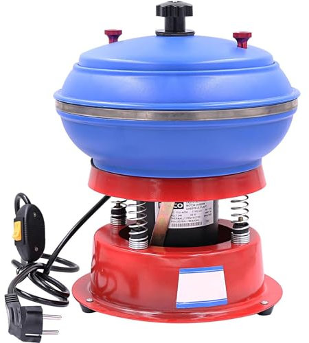 Jewelry Vibration Polishing Machine, 130W Electric Rock Tumbler Vibratory Bowl, Vibrating Tumbler Vibratory Rock Tumbler Polishing Machine, For Grinding Workpiece Surfaces, Jewellery Accessories