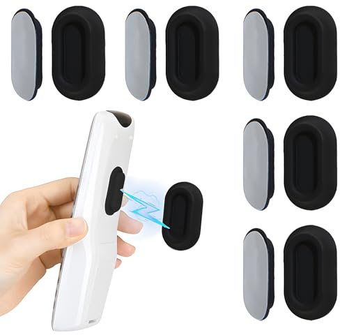YALiya 5 Piezas Soporte Mando Pared, Porta Mandos a Distancia Magnético