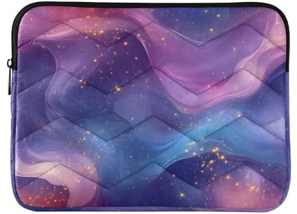 Borsa a 15-16 pollici del computer del poliestere della cassa della manica del computer portatile viola blu rosso per il viaggio di lavoro