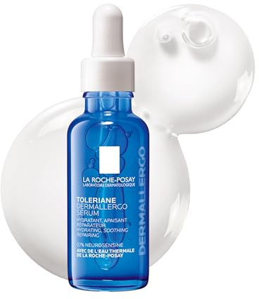 La Roche-Posay Toleriane Dermallergo, Beruhigendes Serum, für allergische Haut, beruhigende und reparierende Wirkung, reduzierte Trockenheit und Juckreiz, mit Neurosensinen und Glycerin, 30 ml