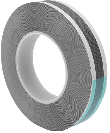 Mumusuki Ruban électrique, 25 Mm de Largeur 20m de Longueur Tissu Non tissé Proof de Panneau Solaire Solar Auto-Adhesive Ruban pour le Montage du Panneau en Polycarbonate