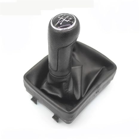 Schalthebelabdeckung Für VW Für Polo 9N 9N2 2002 2003 2004 2005 2006 2007 2008 2009 Leder Schaltknauf Hebel Shifter Gamasche Boot Fall