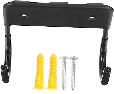 ROMISBABA Soporte de Pared para Tabla de Planchar de Hierro Resistente Colgador Montaje Fácil para Almacenamiento Hogar Gancho para Plancha y Tabla Negro