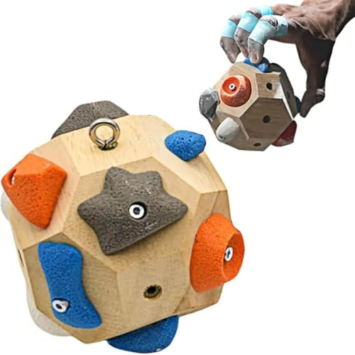 Handgefertigter Boulder-Block, Baut Kraft Und Präzision Auf, 3D-Kletterball, Fingertrainingswerkzeug Für Kletterer(2pcs)