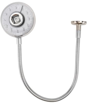NAMOARLY Strumento di Misurazione Torque Preciso con Chiave e Goniometro Angolare Scocca Trasparente e Scala Chiara Struttura Flessibile per Manutenzione Macchinari Quotidiana