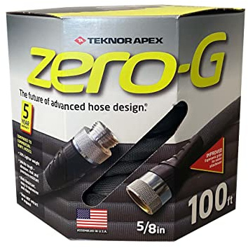 zero-G Vinyl Garden Hose 5/8 X100'BLK
