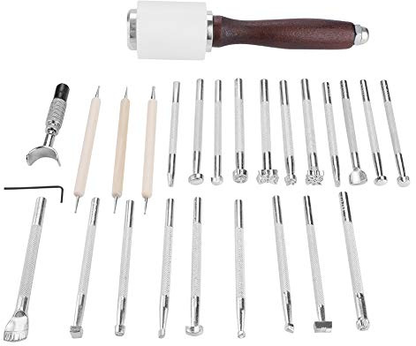 Kit Per Incisione Su Pelle Strumento Rotante Per Cuoio Kit Di Stampaggio Per Pelletteria Scultura Fai Da Te E Lavorazione Del Cuoio
