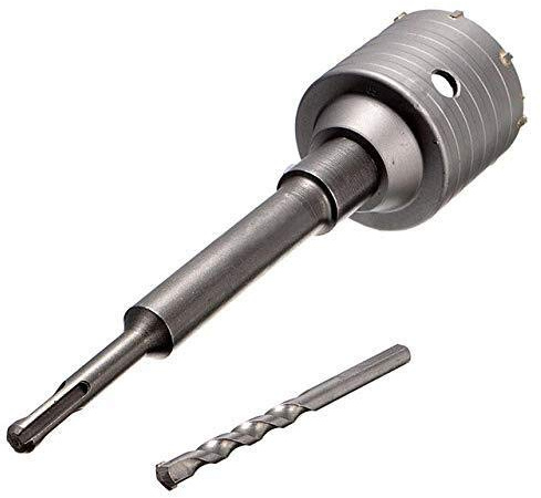 Bohrkrone Ø 100 mm Set inkl. SDS Plus Verlängerung 350 mm – Kernbohrer für Beton & Stein – Dosensenker, Dosenbohrer & Kronenbohrer