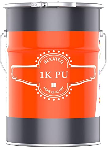 BEKATEQ 1K PU Bindemittel + Grundierung für Steinteppiche, 3kg farblos I Polyurethan Kiesfestiger für senkrechte/vertikale Untergründe I Kunstharz Wandbeschichtung für Wand, Treppe BK-633