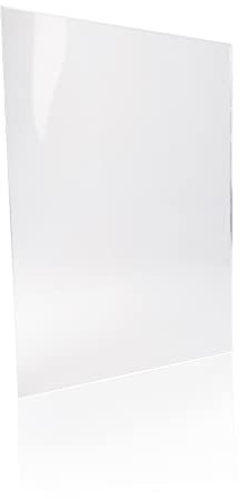 Djois made by Tarifold - Lot de 10 plaques A5 en acrylique transparent à personnaliser pour décoration de table, fêtes et événements - 930140