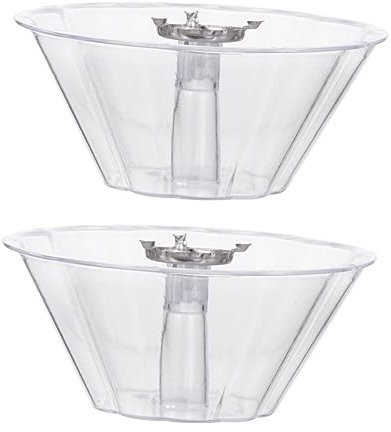 UKCOCO 4piezas Tazas Colectoras De Para Extractores De Cocina Accesorios De Plástico Para Campanas Extractoras Fácil Instalación y Limpieza Para Captar Grasa y Excesivo