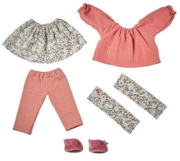 Käthe Kruse Waldorf Kleidungsset NIA I Wechsel- oder Ersatzkleidung für Waldorfpuppen I Puppenkleidung zur Erweiterung der Spielmöglichkeiten