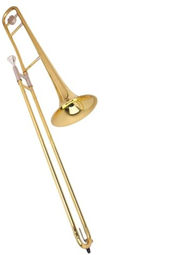 Posaune Instrument Messing Lackierte Goldposaune B-Alt-Zugposaune Blechblasinstrument Mit Zubehör