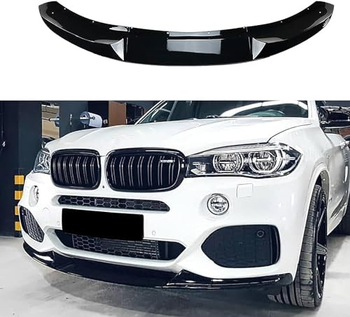 COIEN Voiture Becquets Avant pour BMW X5 F15 2014-2018, Pare-Chocs Avant Lèvre Modification Sportive Kits de Carrosserie