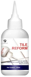 Cipszoely White Grout Pen for Tile Grout Reviver, 150ml Quick Dry White Tile Grout for 50-65 Feet Tile Gap, Waterproof & Anti Mildew Ivory Grout Ready Mixed for Kitchen Bathroom, NO LID & ONE TIME USE