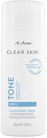 M. Asam Clear Skin Klärungstonic (200 ml) | Effektiver Porenreiniger, Anti-Pickel Gesichtswasser, Für Akne & Mitesser, Hautpflege