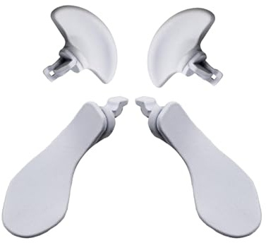 Lot de 4 palettes de contrôleur Edge pour DualSense PS5 Edge Controller (blanc)