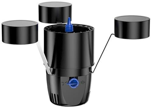 Skimmer De Estanque De Pescado, Skimmer Flotante De Succión, Entrada De Agua De Vórtice De 360 ​​°, Adsorción Fuerte para Restos Flotantes, Diseño Flotante Adaptable A Los Niveles De Agua