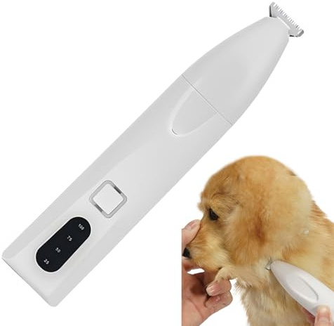 Hundehaartrimmer Elektrischer Haarschneider Für Katzen Mit Pflegefunktion | LED-Anzeige Haarschneidemaschinen Haarentfernungs Werkzeug Haustierzubehör Für Kurzes Mittleres Langes Fell Welpen