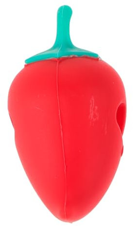 LIFKOME Tappo Anti-traboccamento in Silicone Per Coperchio Forma Di Peperoncino Rosso Protezione Calore Utensile Cucina