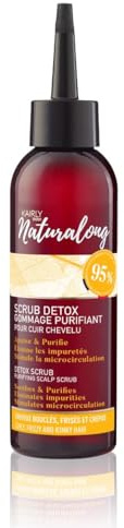KAIRLY - Scrub Detox Cuir Chevelu 150ml – Gommage Purifiant Pré-Shampoing – 95% Naturel – Aloe Vera, Jojoba, Arbre à Thé – Soin Détox Cheveux Bouclés et Texturés