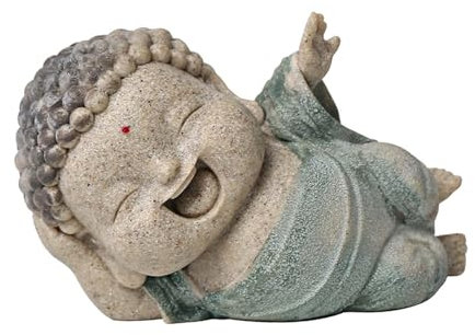 FLCPJGV Statua di Buddha, Artigianato Orientale, Figura Buddista