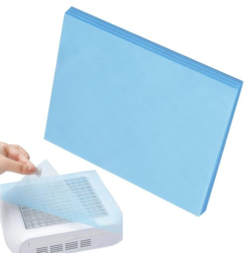 Feuilles Pour Aspirateur À Poussière D'Ongles - 100 Pièces Extracteur De Poussière D'ongles - Papier Collecteur Pour Pratique Femmes Maison Salon Formation