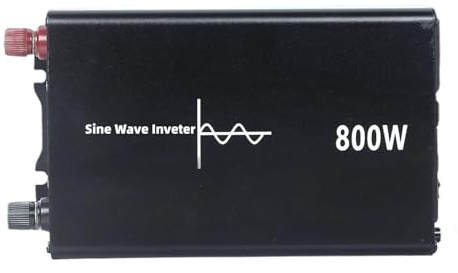 Inversor Potencia Inversor Onda Sinusoidal para Pura 800W 1000W 2000W Coche Transformador Potencia 12V 24V 48V 60V 72V CA 110V 220V Convertidor Solar Convertidor(Black 2000w,24V,220V 60HZ)