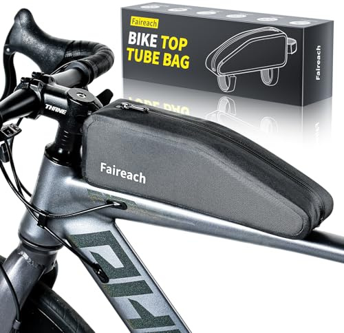 100% Wasserdichte Fahrrad Rahmentasche, 1,8L Fahrrad Oberrohrtasche
