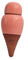 Mini Olla à Planter Sabeur 20 cl Terre Cuite Naturelle – Fabrication Française Artisanale – Arrosage Autonome pour Plantes en Pot – Olla en Terre Cuite – Système d’Arrosage Écologique (Pêche)