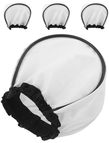 HEMOTON Diffuseur en Tissu Blanc de Flash 4pcs pour Appareil Photo Portable avec Reproduction Précise des Couleurs pour Portrait et Prises de Vue en Intérieur