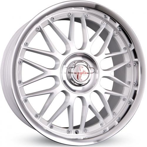 KESKIN KT4 WHITE FRONT POLISH 8,5x19 ET35 5.00x112.00 Hub Hole 72.60 mm - Alu felgen