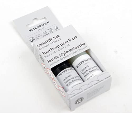 Volkswagen LST0U2041 Lackstift-Set 041 schwarz plus Klarlack 2x9ml